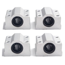 WINGONEER 4PCS SCS8UU Linear Motion Ball Bearing CNC Slide Bush 34.5mm Length