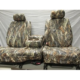 Durafit Seat Covers, Made to fit 2000-2004 Tundra Front 40/60 Split Seats with Fold Down Console. DRT Camo Velour