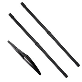 JustCar 3Pcs Lexus RX350, RX450h Windshield Wiper Blades 2016 2017 2018 2019 2020 2021 2022, Original Equipment Automotive Replacement Windshield Wiper Blades for My Car- 26"/22"/12" (Set of 3)