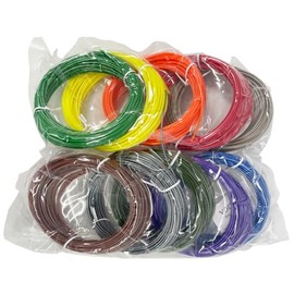 Dejeen PETG Filament 10-Color Set, Each 10m, Total 100m for 3D Printer, 1.75mm, Compatible with Most FDM Printers, Color Combination 3