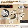 Dgavxa 25 Pcs Soft Close Cabinet Door Damper, Soft Close