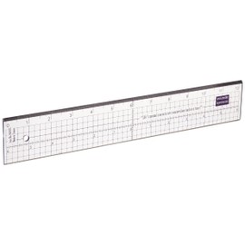 Creative Impressions Metal Edge Acrylic Ruler 12 Inch (80003)