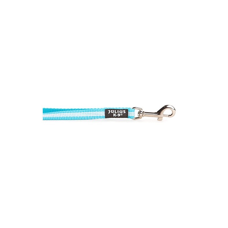 Julius-K9 IDC Short-Traffic Lead, 14 mm x 35 cm, Aquamarine