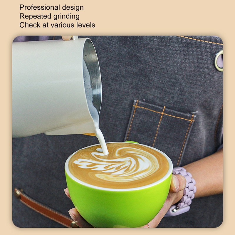 Coffee Milk Frothing Cup Stainless Steel Jug Steaming Pitcher 700ml