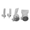 4 Pcs Set Hot Air Gun Nozzle 2Pcs Flat Wide