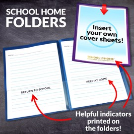 StoreSMART® School/Home Folders - 6-Pack - 6 Colors! - Letter-Size Twin Pocket - Durable, Archival Plastic - SH900PCP6ENG