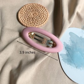 Large Hair Clips for Women Matte Ellipse for Thin Hair French Hair Clip Cute Hair Styling Clips Non-Slip Strong Hold Vintage Hair Accessories Gifts for Women Girls