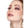 Dorisue P4 One Pair Red Blue Feathered Eyelashes Coloured Rainbow