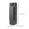 Wearable Camera 1080P WiFi Night Vision Wide Angle Back Clip