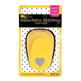 dp Craft 1-Piece 3.7 cm Craft Punch Scalloped Heart, Multi-Colour