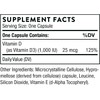 Thorne Research - Vitamin D-1000 - Vitamin D3 Supplement (1,000