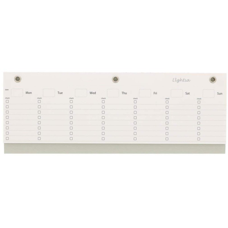 Sunstar S2817268 Lightia Weekly Memo, White