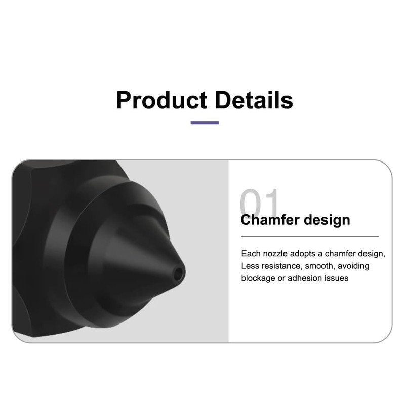 SE6 Removable Hardened Steel Nozzles for CR6 SE CR10 Ender3