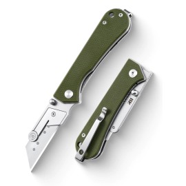 Nuknives U23 Kumpanter Folding Utility Knife G10 OD green Nuknives