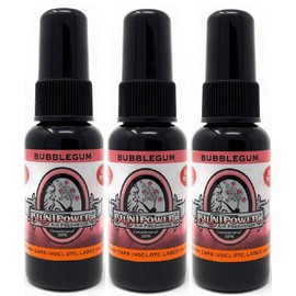 BluntPower (Bubblegum, 3 Pack) Concentrated Air Freshener - Premium Oil Based Air Freshener Spray For Home and Car - Long-Lasting Bathroom Spray, Car Freshener, & Odor Eliminator Spray