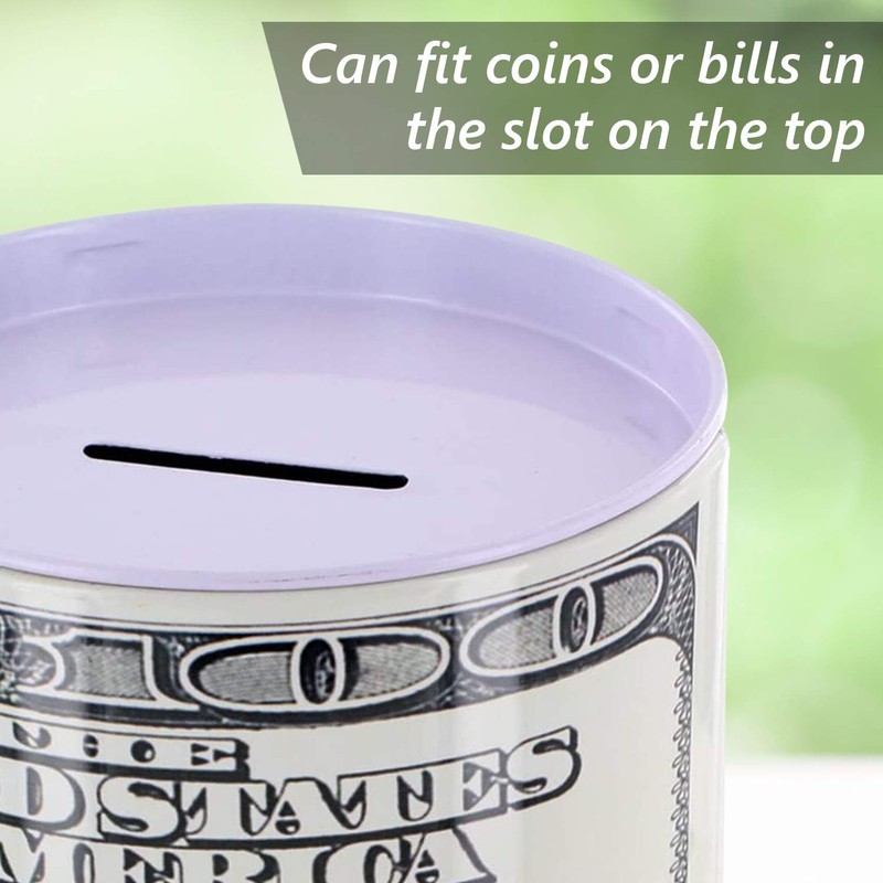 Metal Money Coin Bank by Kole Imports