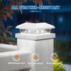 NIORSUN Solar Post Lights Outdoor, Fence Post Solar Lights Cool