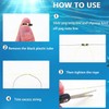 YOTO 80pcs Fishing Bobber Float Stops, Yellow