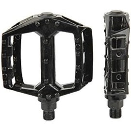 FISCHER MTB/BMX Aluminium Pins Pedals, Suitable for All Bike Types, Black