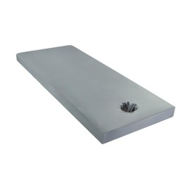 Milageto Massage Table Sheet with Hole Polyester Comfortable Easy to Install Washable Massage Bed Cover Fitted Bed Sheets, Gray 60x185cm