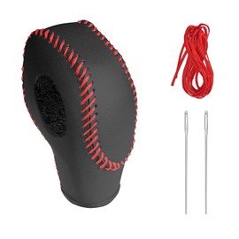 EATAKWARD PU Carbon Fiber Car Gear Shift Knob Cover Fit for Ford Focus 2012 2013 2014 2015 2016/ Ford Fiesta 2014 2015 2016 / Ford Fusion S, Ford Fusion SE 2013 2014 2015 2016 Gear Shift Head Cover