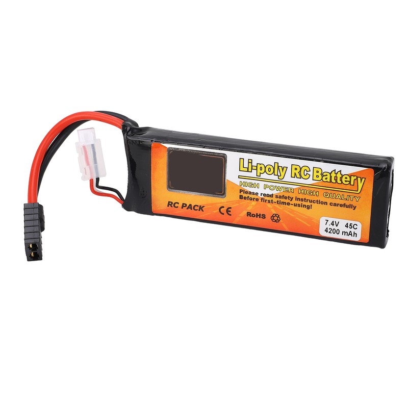 7.4V 4200mAh 45C 2S LiPo Battery FPV Racing Drone Lithium