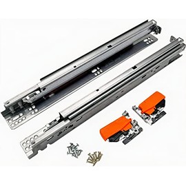 BLUM 21 Inch Full Extension Concealed Undermount Drawer Slide 563F5330B with 100 Lbs. Weight Capacity and Soft Close for 3/4 inch Thick Drawers. (Pair)