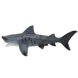 Sharks Figure, Sea Life Toy Simulation Gift Megalodon Figure, Boys for Children(New Hollow Tiger Shark Model)