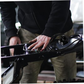 NOLITOY Motorcycle Handlebar Switch Fog Light Control Switch with Indicator Light for Off Road Motorcycles Durable and Versatile Design for Reliable Performance