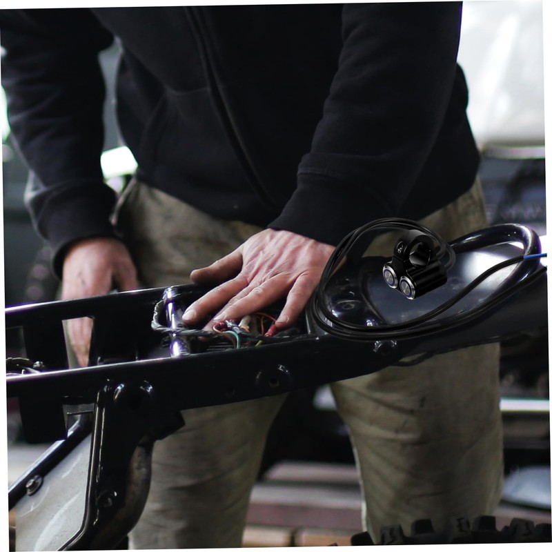 NOLITOY Motorcycle Handlebar Switch Fog Light Control Switch with Indicator