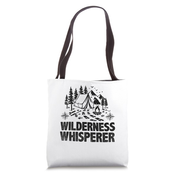 Wilderness Whisperer Camping Scouting Scouts Scout Tote Bag