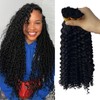 Bulk Hair Double Drawn Human Bundles Spanish Curly Extensions For