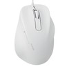 Elecom M-XGL30UBSKWH Wired Mouse, EX-G, Quiet, Large, 5 Buttons, AskDoctors