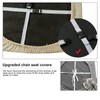Genina Waterproof Seat Covers for Dining Room Chairs Covers Dining