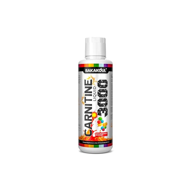 L Carnitine Supplement Liquid 3000 mg, with BCAA Sports Supplements,