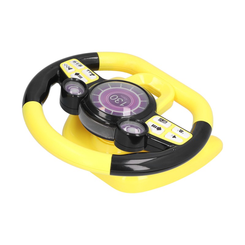 Children Kids Driving Simulation Steering Wheel Early Childhood Educational ToysYellow
