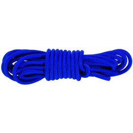 M.walk Nylon Rope Paracord Solid Color (Red, Blue, Yellow) Thickness 0.2 inches (6 mm), Length 3.3 - 166.6 ft (1 m) - 50 m (1m, Blue)