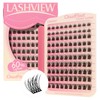 LASHVIEW Lash Clusters DIY Cluster Eyelash Extensions Mega Volume Reusable