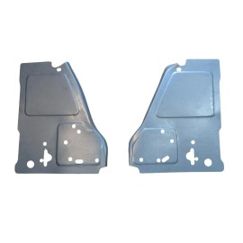 Toyota Custom Steel Kick Panels with Beadroll Design Fits 1979-1983 Toyota Pickup Pair