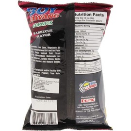 Boy Bawang Cornick Barbeque Flavored Fried Corn, 90g/3.17 oz. Bag (Imported from Canada)