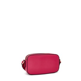 TOUS Women's Bandolera Reporter T La Rue New Fucsia Shoulder Bag, Fuchsia, fuchsia