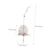 5 pcs Fishing Bait Cage Trap Basket Feeder Holder Catfishing