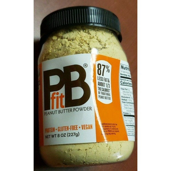 PB Fit - Peanut Butter Powder - 8 oz  Protein / Gluten Free / Vegan - Exp 6/2023