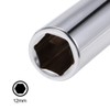 TOP-VIGOR 2Pcs 3/8-Inch Drive by 12mm Deep and Shallow Socket,
