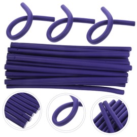 Gatuida 20pcs Cold Wave Hair Rollers Flex Rods for Long Hair No Heat Curling Stick Random Colors Suitable for DIY Hairstyles and Salon Use