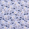 20 Napkins Natural Branches Painted Blue Flowers Table Decoration Decoupage