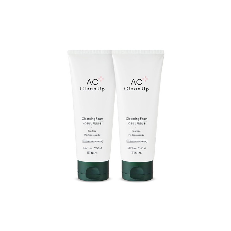 Etude AC Clean Up Mildly Acidic Cleansing Foam (2) /