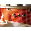 Mosaic Tile Glass Mosaic Red Bathroom Toilet Kitchen Wall Mosaic