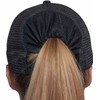 Coast Guard Text Only Mesh-Back Ponytail Cap