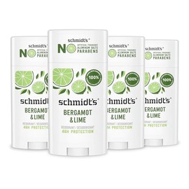 Schmidt Desodorante Vegano Aluminio Bergamota Lima Onzas Unidades